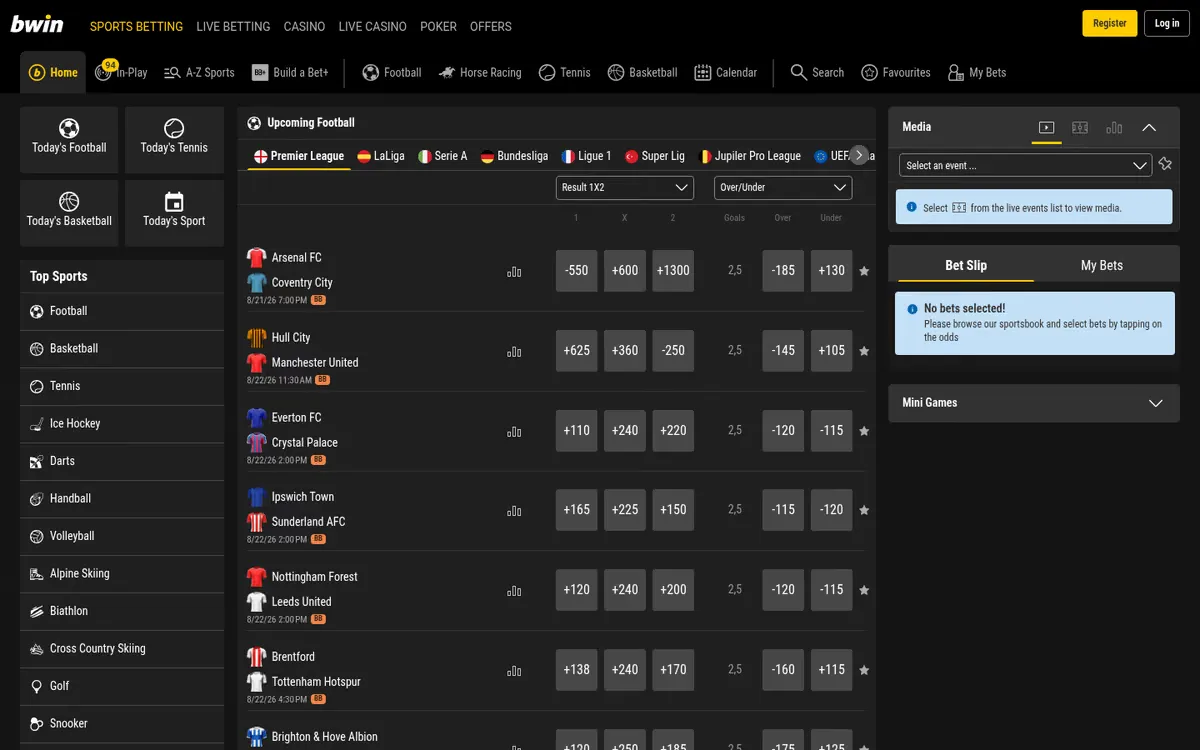 bwin homepage